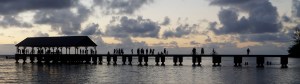 Hanalei Bay Dock at Dusk