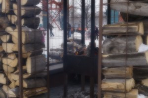 Staying Warm by the Fire