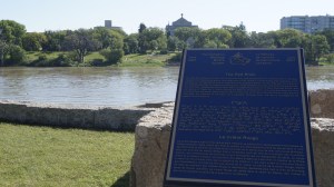 The Red River looking east to St. Boniface
