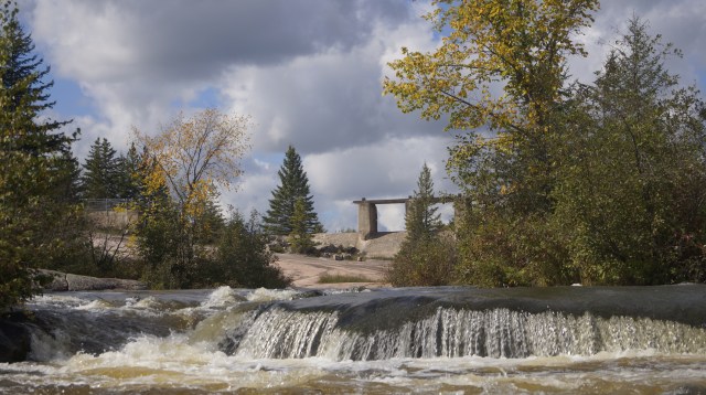 At the Base of Pinewa Dam