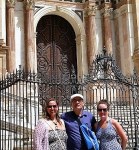 My wife and I with Spanish author Ana Marie Sanchez Peralta